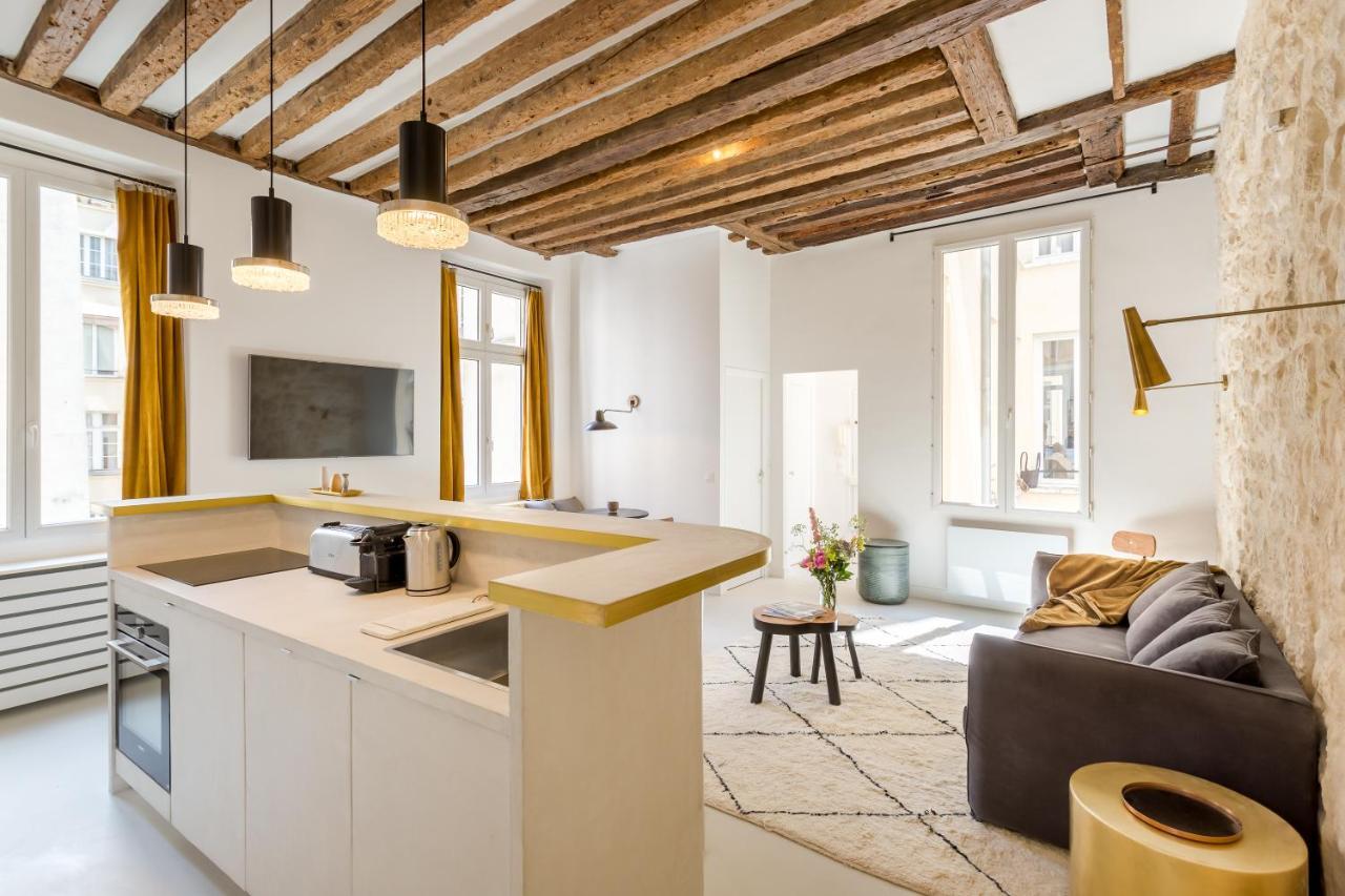 Habitat Parisien - 2Br-2Ba - Marais - Hotel De Ville Zewnętrze zdjęcie